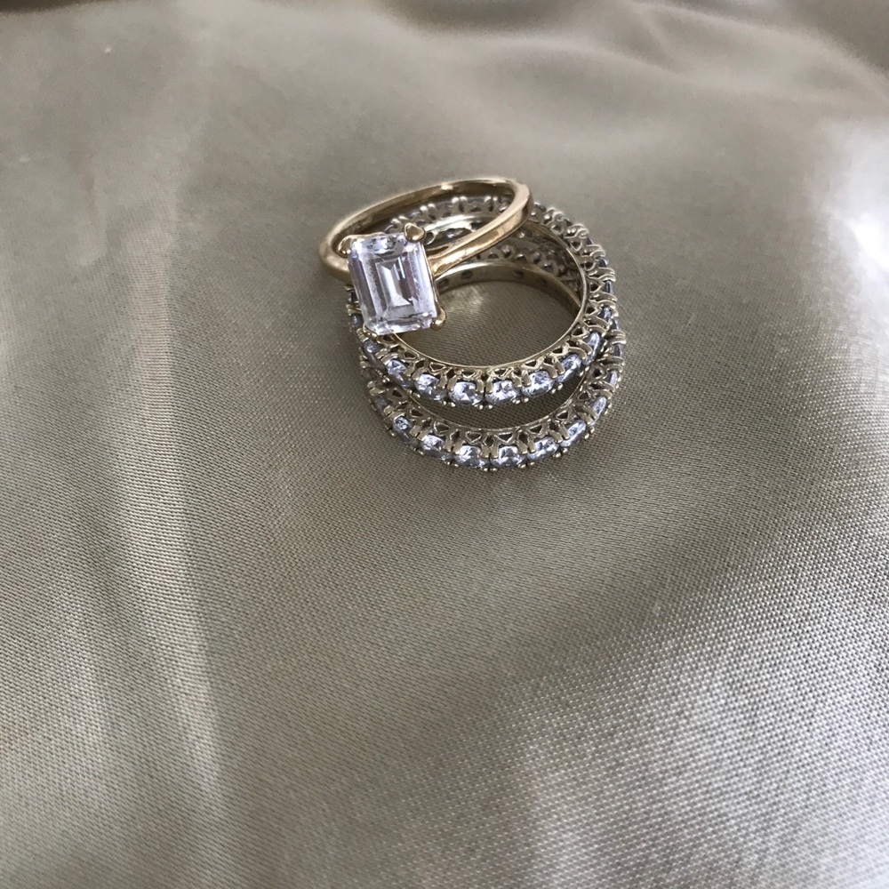 QVC Diamonique CZ rings